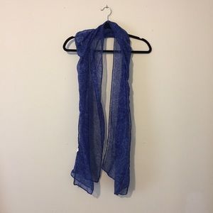 Blue scarf from the humane society